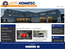 Tablet Screenshot of howatec.ch